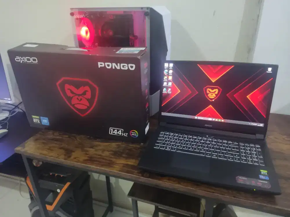 Laptop Gaming Axioo Pongo • i7-Gen 11• RTX 3070 8Gb (V- Ram)• RAM 16Gb