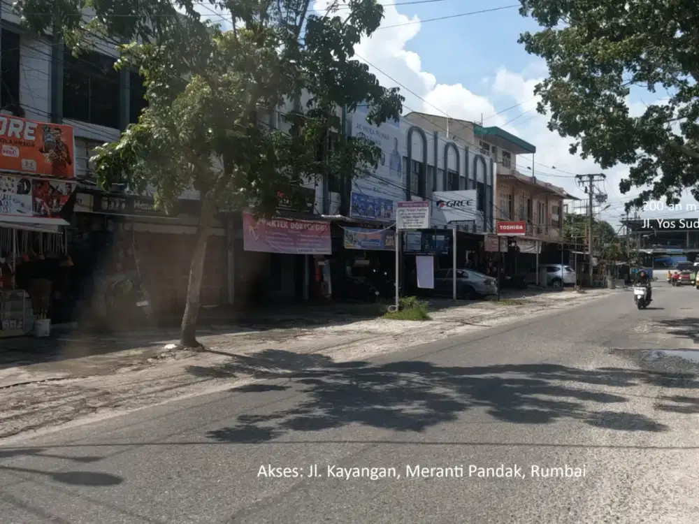 Ke Jl. Yos Sudarso Rumbai Hanya 200-an m, Tanah Dijual: SHM