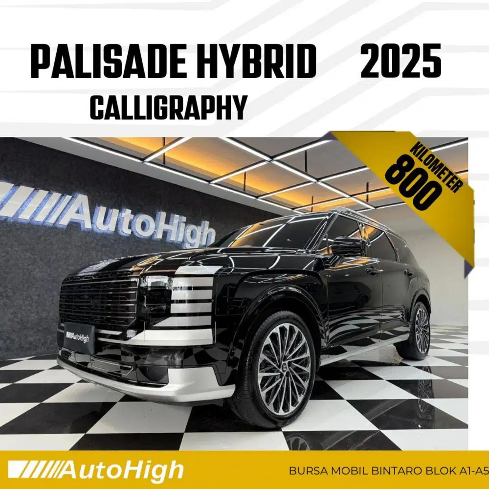 DP10% [Km800 Perak] Palisade Hybrid Calligraphy 2025 Black #AUTOHIGH