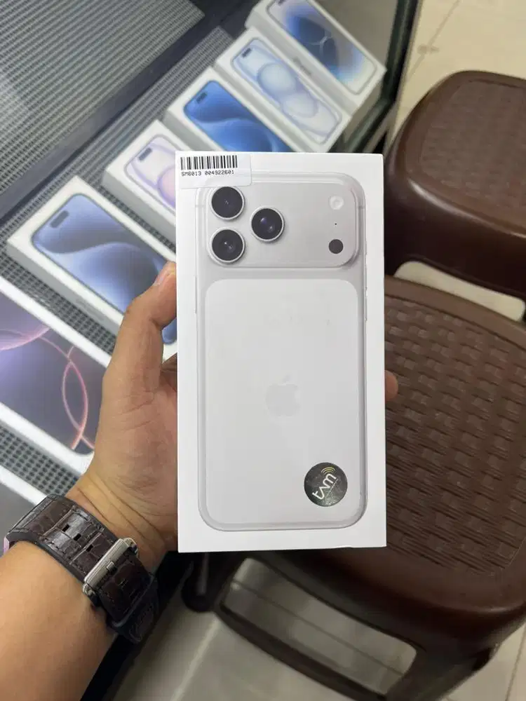 NEW IPHONE 17 PROMAX 1 TERA SILVER RESMI IBOX