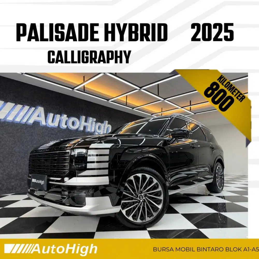 DP10% [Km800 Perak] Palisade Hybrid Calligraphy 2025 Black #AUTOHIGH