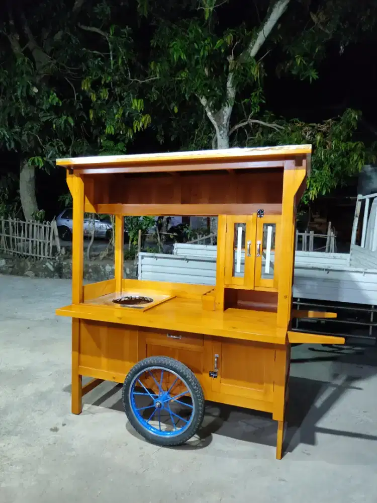 Sedia Gerobak Angkringan, Bakso Mie Ayam, Bubur, Sate, Soto, Pecel dll