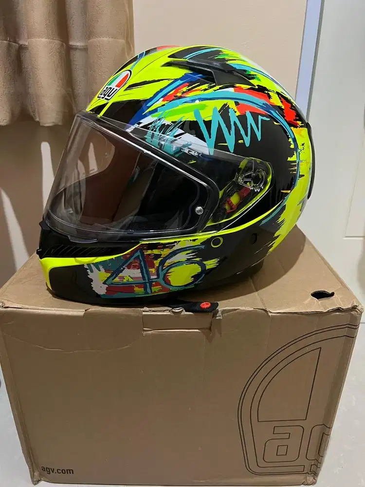 Helm AGV K3 New Rossi Winter Test