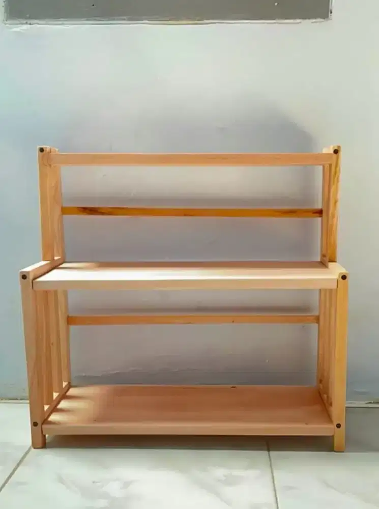 Dijual rak bumbu Kayu Mahoni