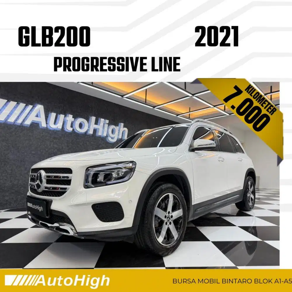 DP10% [Km7.000] GLB200 2021 White / GLB 200 Reg 2023 #AUTOHIGH