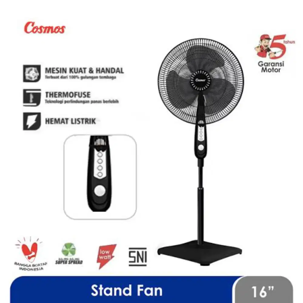Kipas Angin Berdiri/Stand Fan Cosmos 16 SAE [16 Inch]