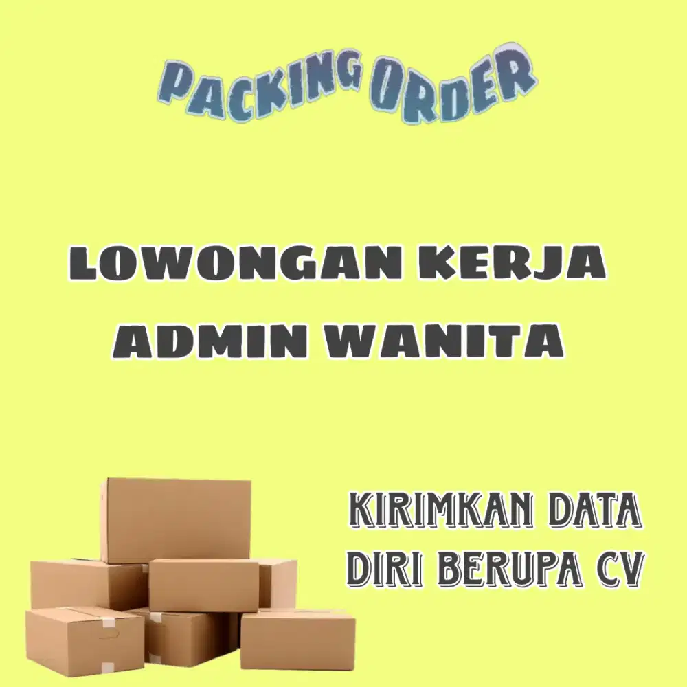 Admin Packing Wanita