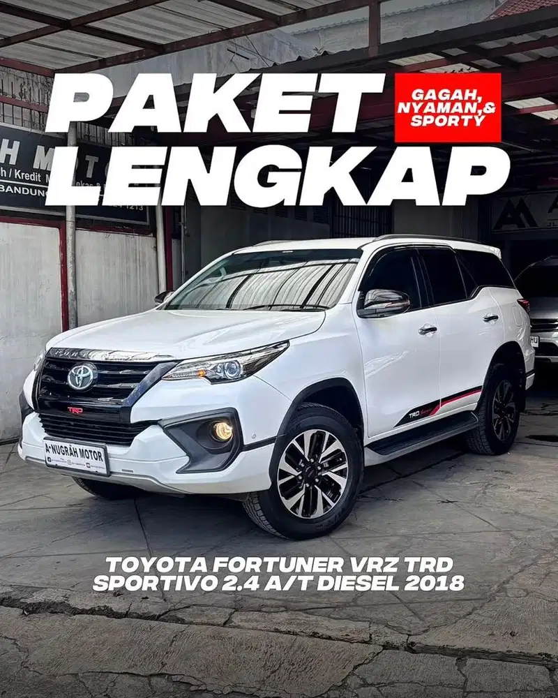 KILOMETER RENDAH !! Toyota FORTUNER VRZ TRD MATIC SOLAR 2018 || ANM