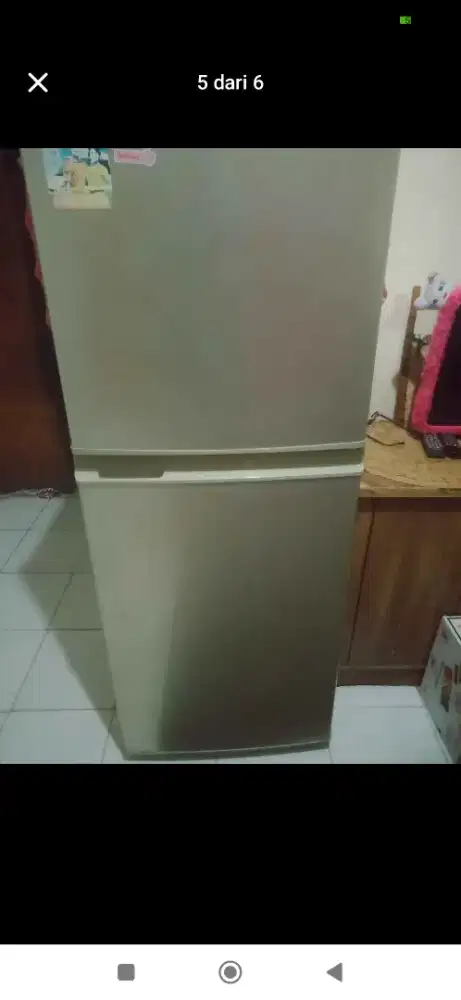 Kulkas sharp 2 pintu normal murah