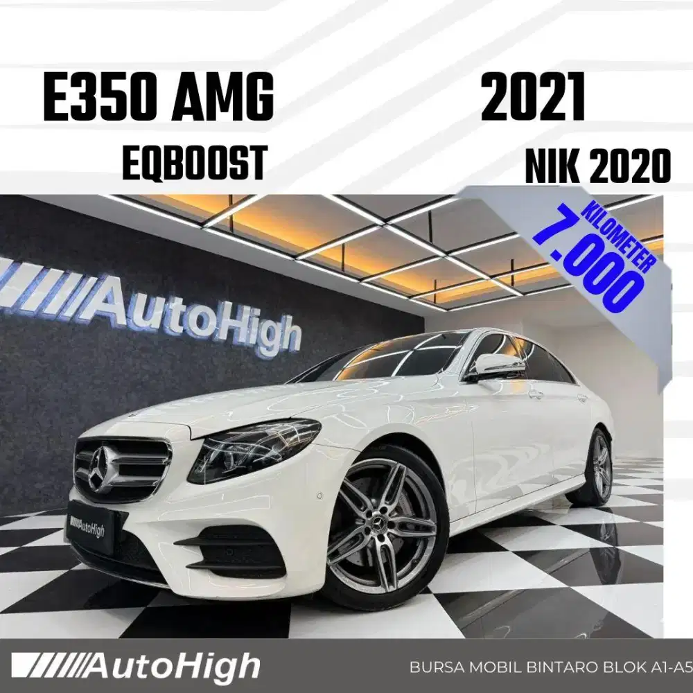 DP10% [Km7.000] E350 AMG EQ Boost 2020 White Reg 2021 #AUTOHIGH