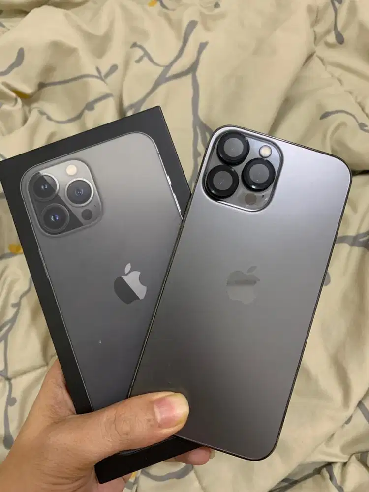 di jual cepat!! iphone 13promax graphite 128gb ibox. pemakaian pribadi