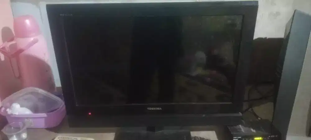 tv led toshiba 24in tanpa remot