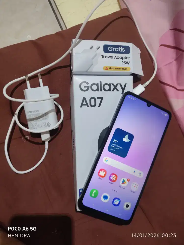 Samsung A07 ram 4/64 like new