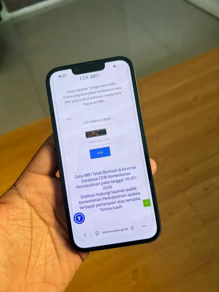 Iphone 13 128 beacukai resmi ibox