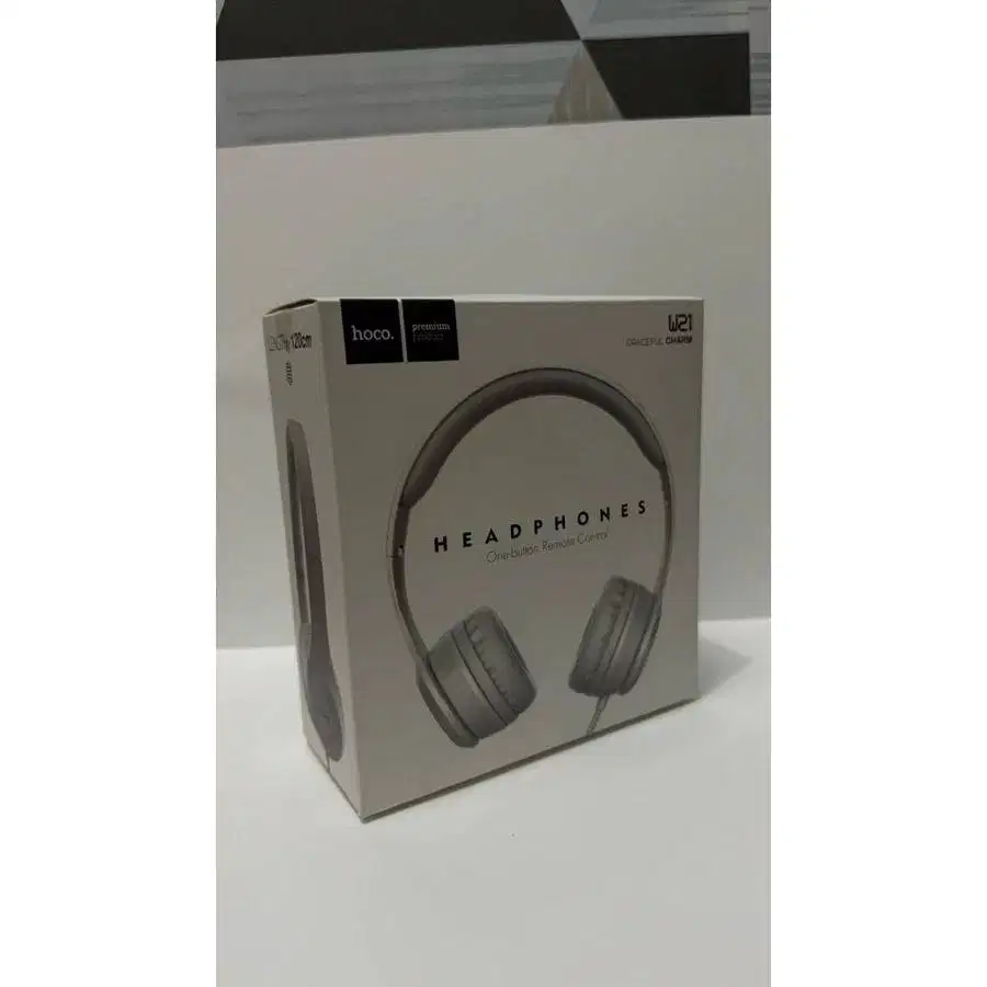 (Preloved) OHSOME - HOCO W21 Wire Control Headset Grey