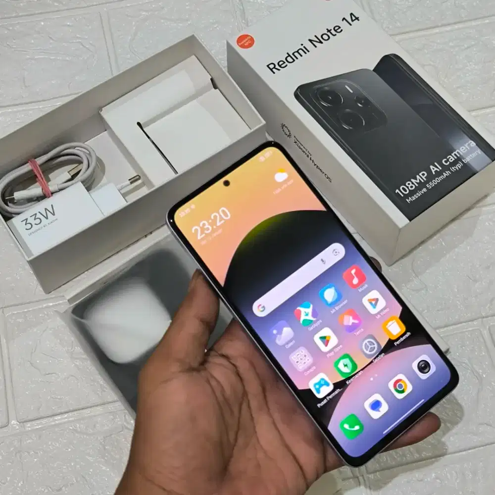 Redmi Note 14 Ram 8 Internal 256 Mulus Fullset Original