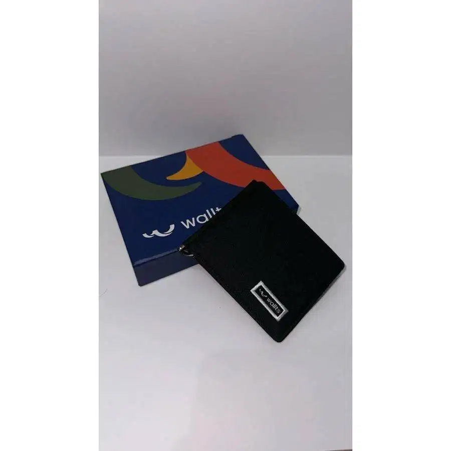 (Preloved) Wallts dompet lipat penjepit klip uang - dompet pria kanvas