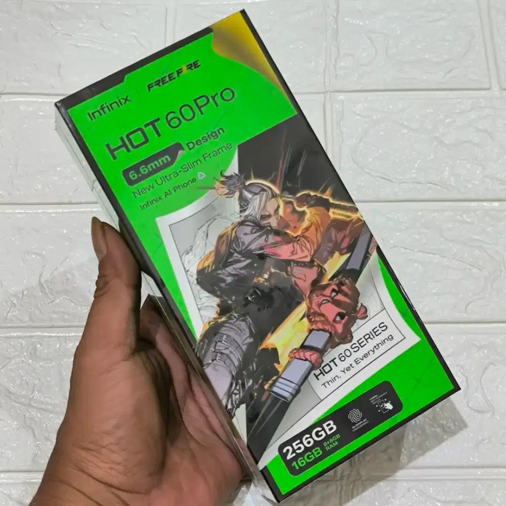 Infinix Hot 60 Pro Ram 8 Internal 256 Frees New/Baru