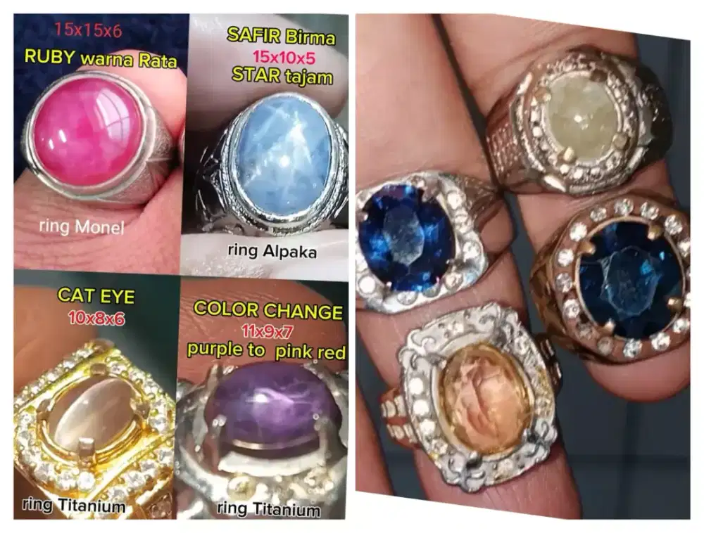Murah 8 cincin Borongan wajib