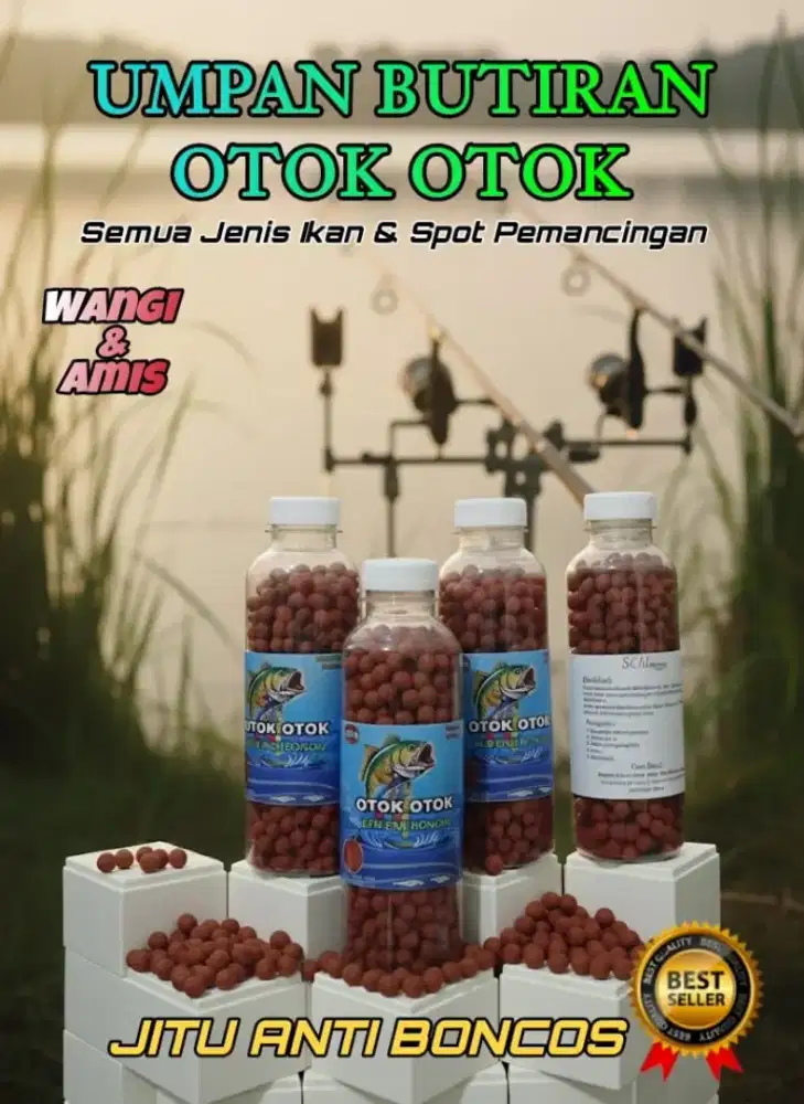 Umpan Pelet Butiran Otok Otok Anti Boncos Siap Pakai Kualitas Terbaik