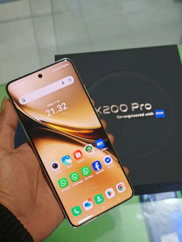 Vivo X200 Pro 5G Resmi Ram 16 Internal 512 Mulus Fullset Original
