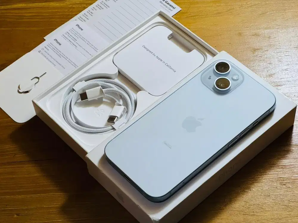 iPhone 15 128GB iBox BH100% Cc1x Garansi 2027