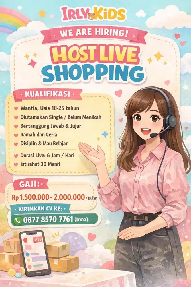 Open Recruitment Host Live