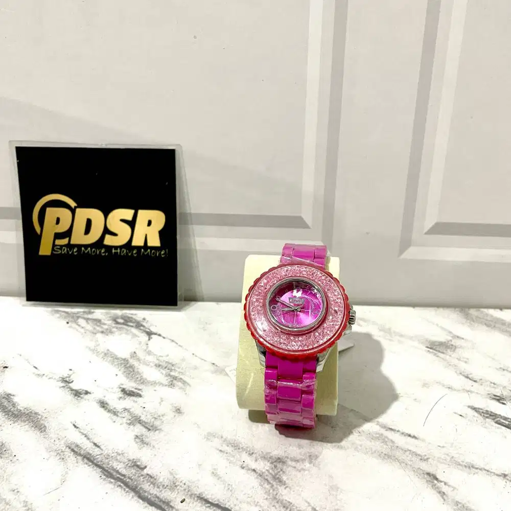 JAM TANGAN LEVIS LTH1404 PINK WITH SWAROVSKI STONE UNIT ONLY ORIGINAL