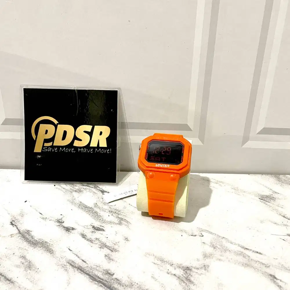 JAM TANGAN LEVIS LTB1303 ORANGE UNIT ONLY ORIGINAL RESMI ADA MINUS