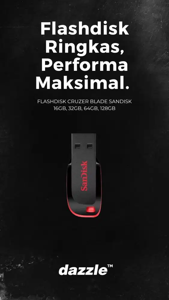 FLASHDIS SANDISK GARANSI 7 TAHUN