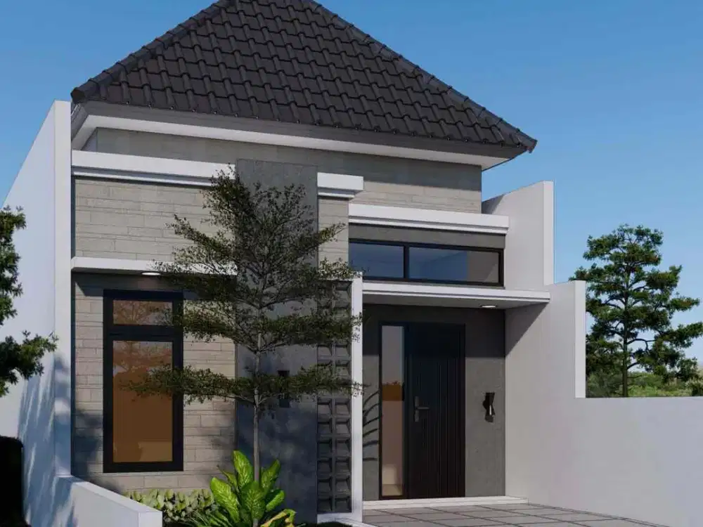 Rumah desain modern murah Kebumen