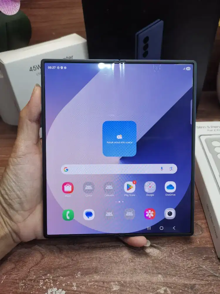 Samsung z fold 6 blue 12/512 GB mulus 99% fulset original garansi sein