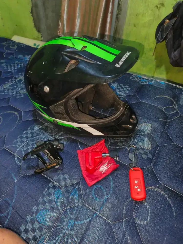 HELM KLX ORI KAWASAKI HARTING ANGKUT