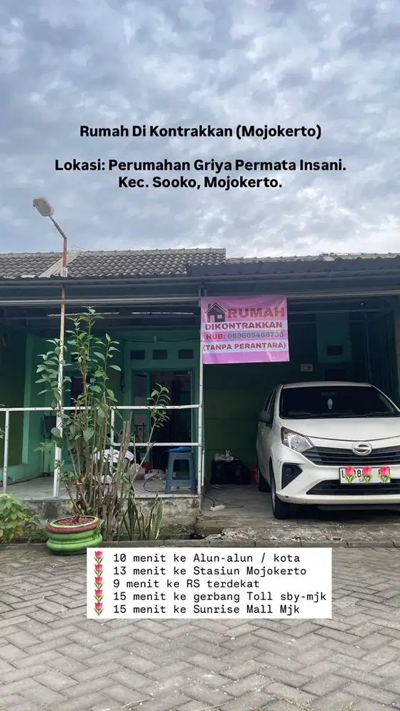 Di Kontrakkan Rumah murah dekat alun-alun