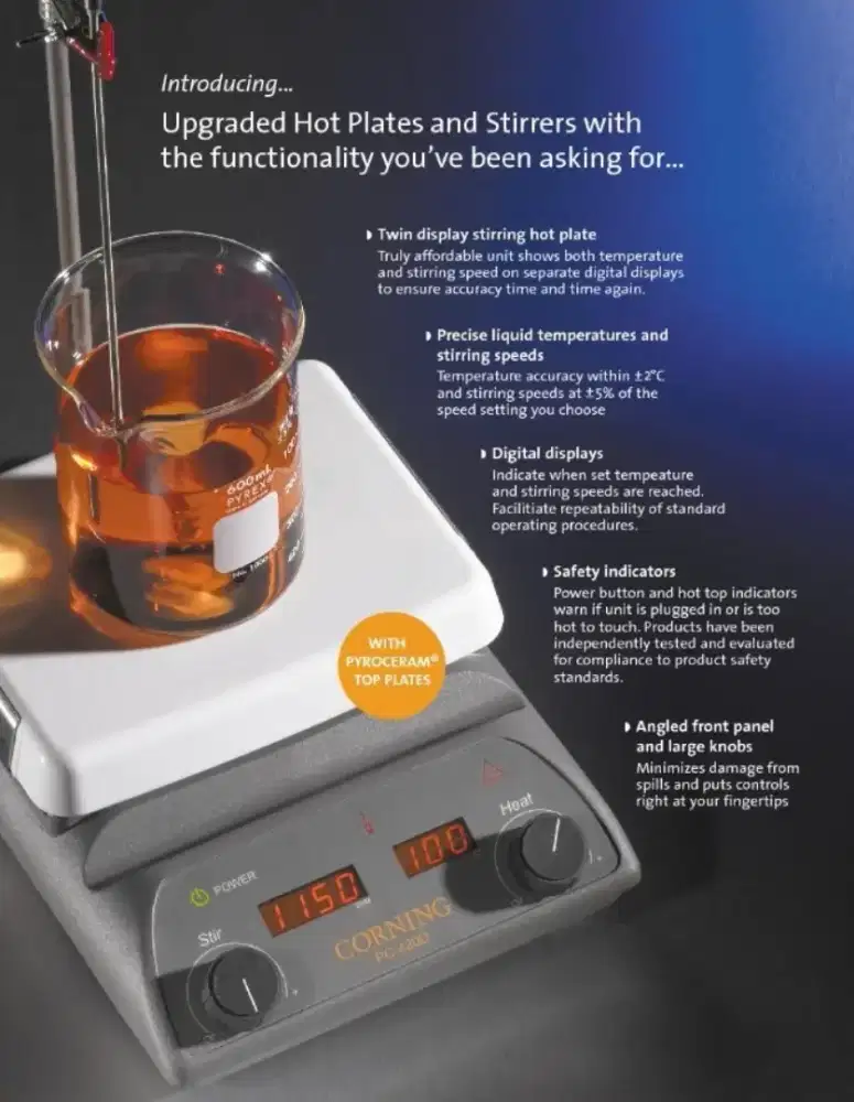 CORNING Stirrer Hotplate Hot Plate 420D alkes alat laboratorium lab