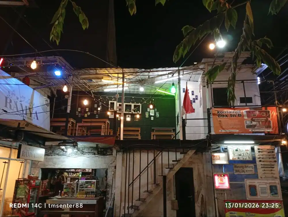 Dikontrakan sewa Toko,kontainer box,kios pinggir jln Raya ada Rooftop
