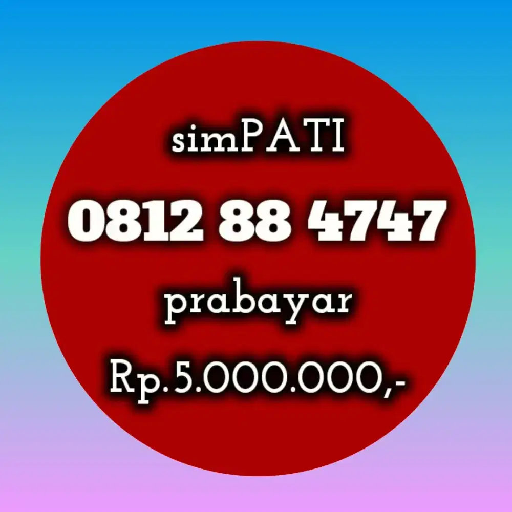 NOMOR CANTIK KOLEKSI SIMPATI 4747