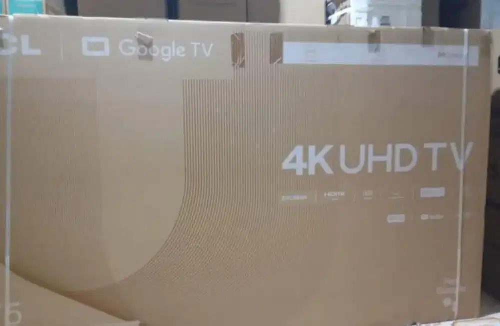 TCL 4K UHD Google TV 75 Inch ONKYO AIPQ 75V6B Dolby Audio HDR10 AIPLAY