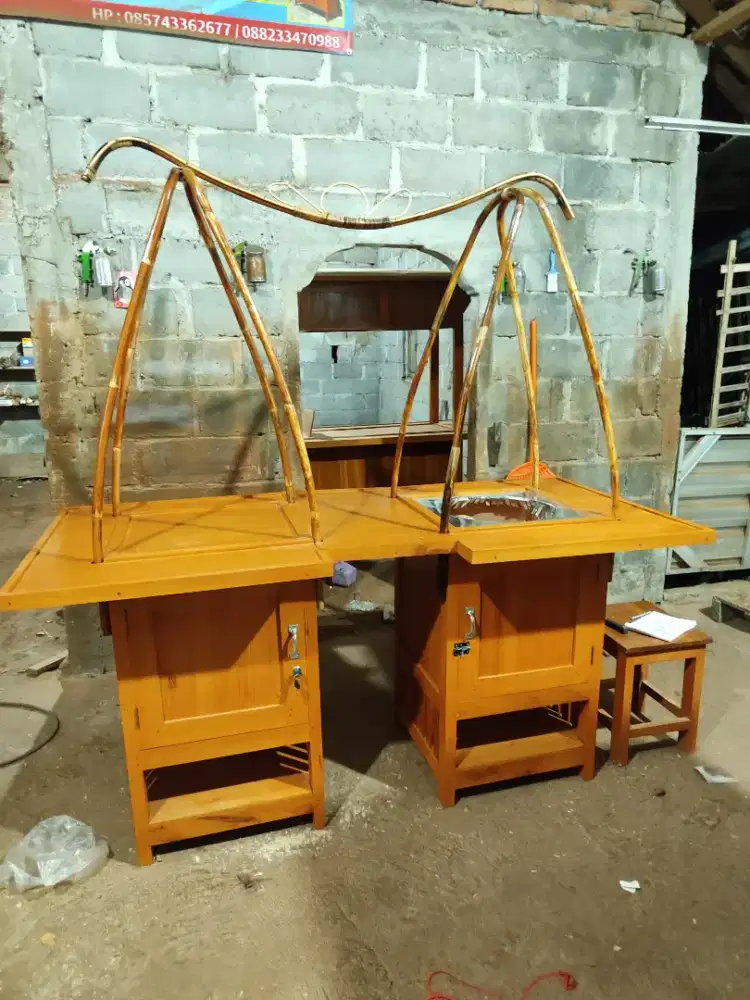 Jual Gerobak Angkringan,Bakso,Mie Ayam,Bubur,Roti BakardlL.