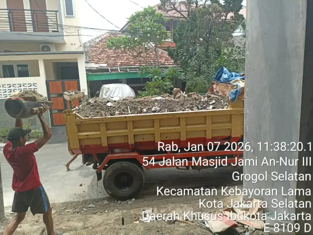 Jasa angkut puing dan buang sampah