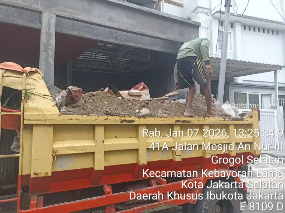 Jasa angkut puing dan pengurugan