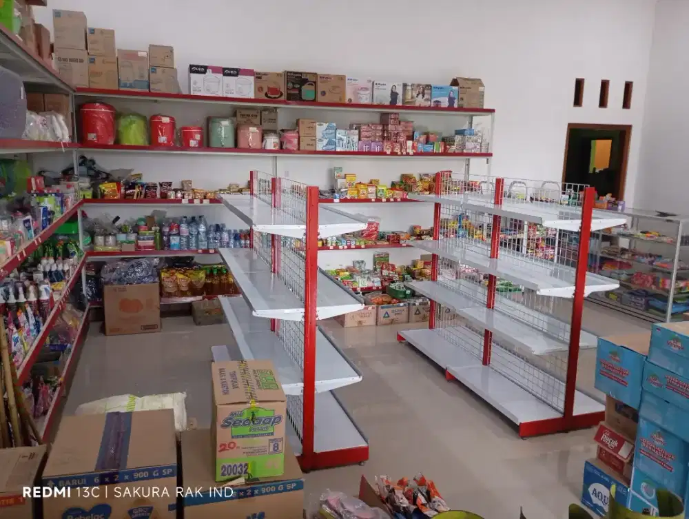 Rak bekas gondola minimarket