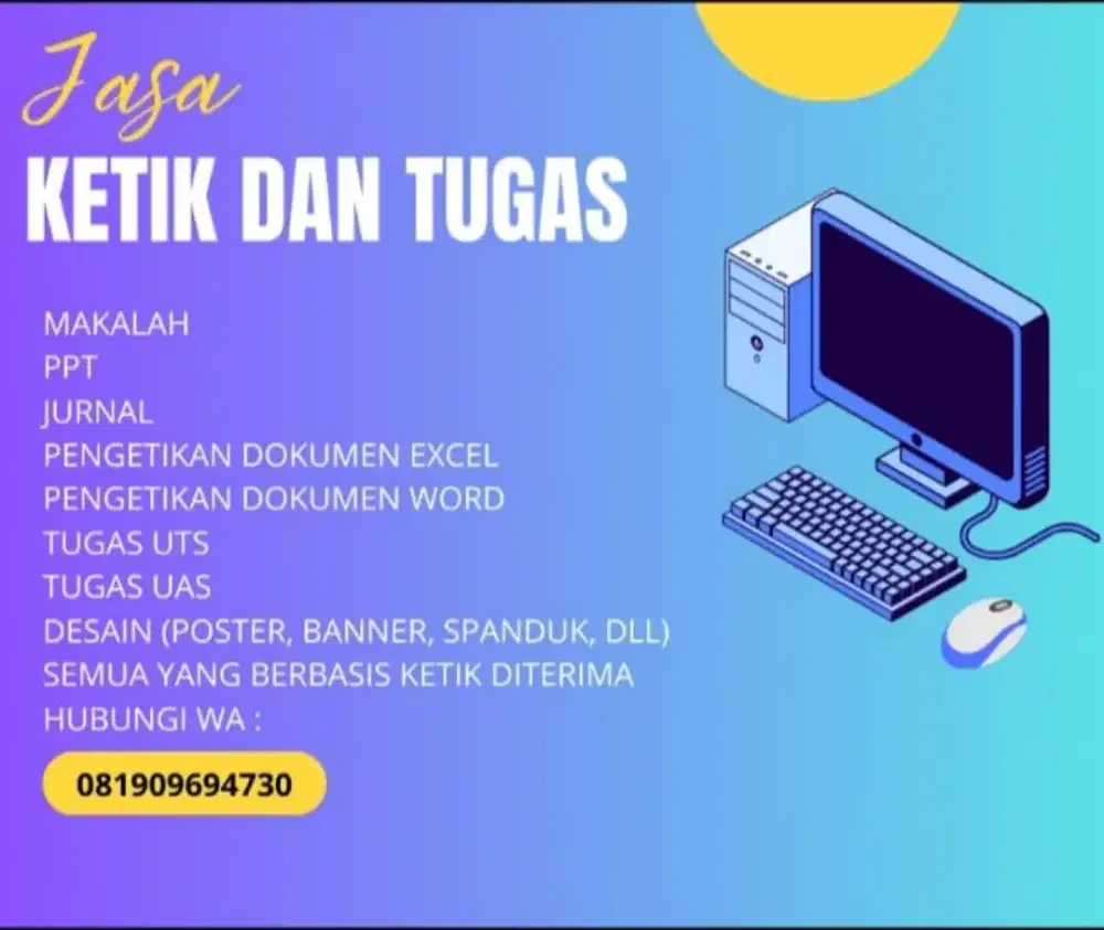 Jasa Pengetikan