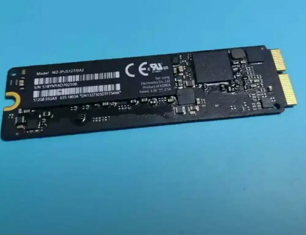 Ssd storage macbook original 512gb