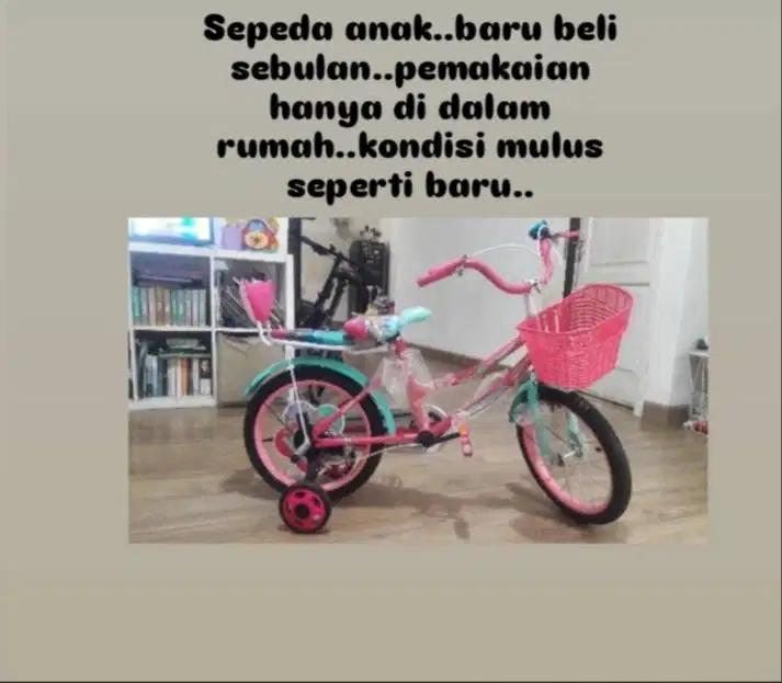 Sepeda anak perempuan