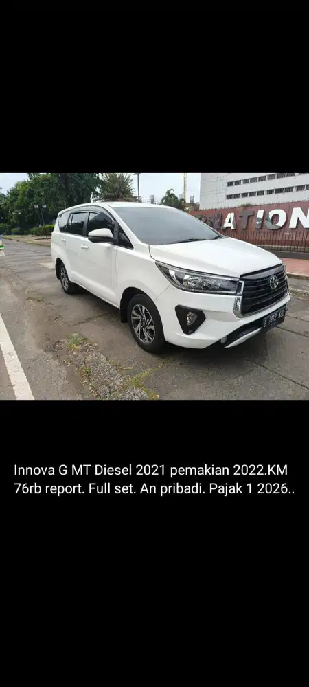 Toyota Kijang Innova 2021 Diesel