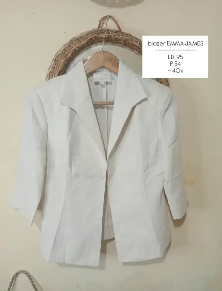 blazer EMMA JAMES - preloved thrift seken import
