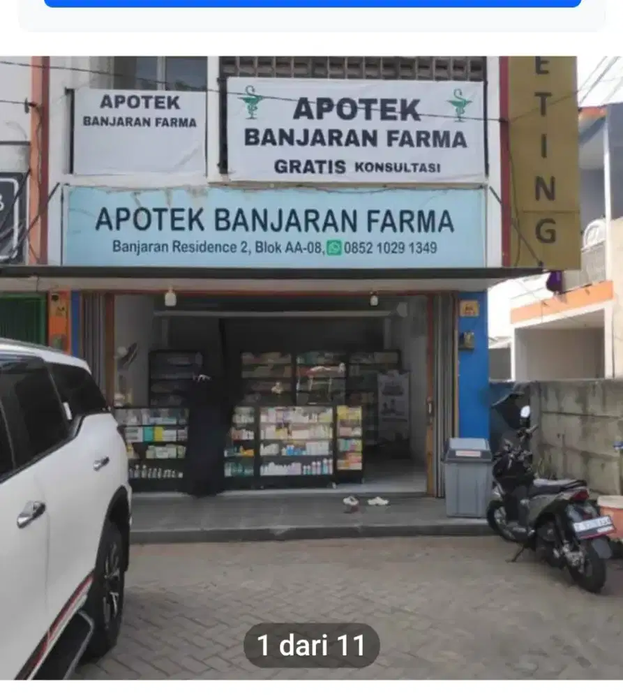 Ruko dua lantai pinggir jln