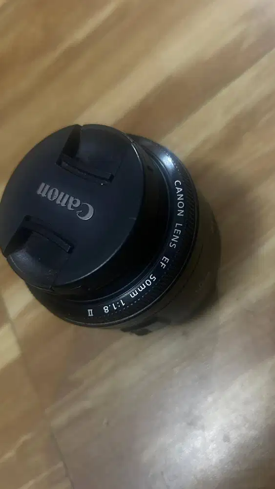 Canon lensa EF 50 mm 1:1.8  efek bokeh kuat karena bukaan besar