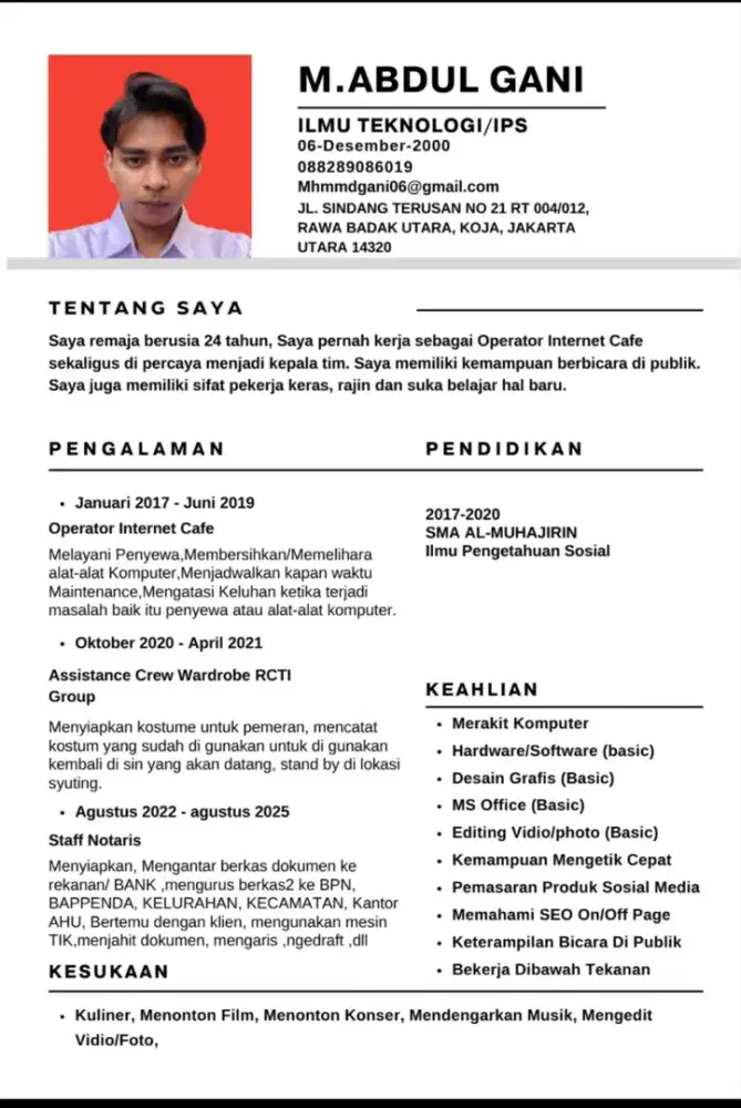 MENCARI KERJA APAPUN SELAIN PIALANG